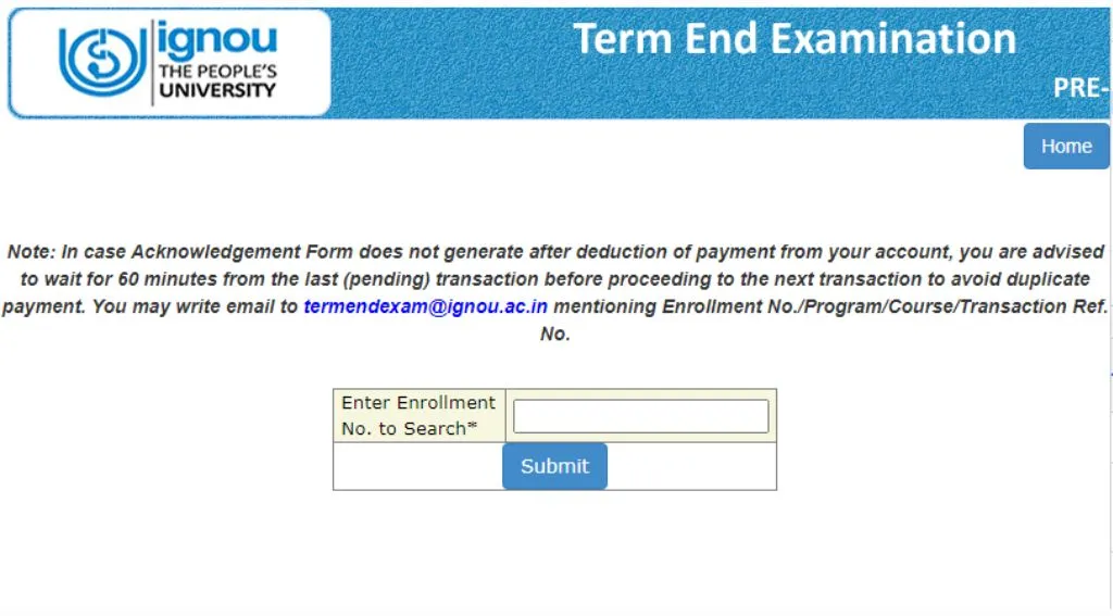 IGNOU Exam Form June 2024 Check Status, Fee, Last Date www.ignou.ac